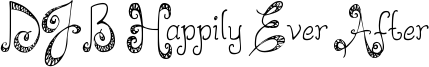 DJB Happily Ever After Font