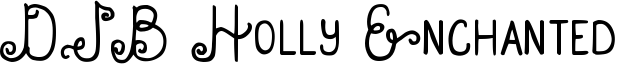 DJB Holly Enchanted Font