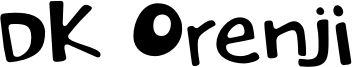 DK Orenji Font
