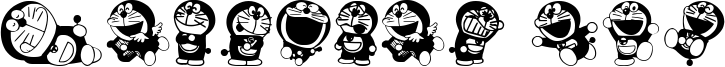 Doraemon Mix Font