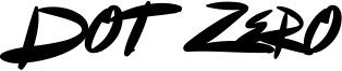 Dot Zero Font