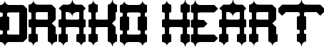 Drako Heart Font