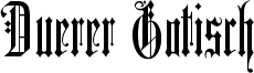 Duerer Gotisch Font