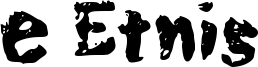 e Etnis Font