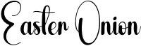 Easter Onion Font