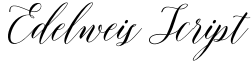 Edelweis Script Font