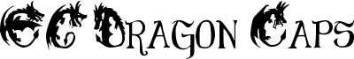 EG Dragon Caps Font