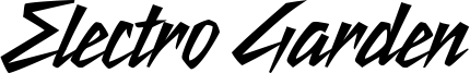 Electro Garden Font