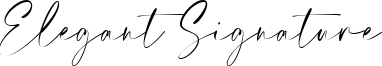 Elegant Signature Font