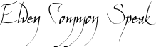 Elven Common Speak Font