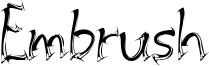 Embrush Font