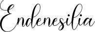 Endenesilia Font