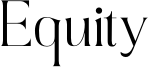 Equity Font