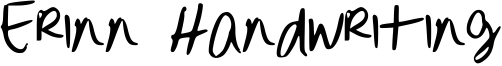 Erinn Handwriting Font