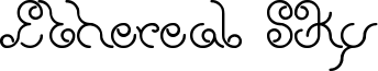 Ethereal Sky Font