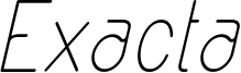 Exacta-Medium-Italic.otf