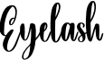Eyelash Font