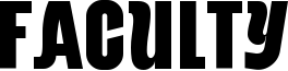 Faculty Font
