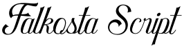 Falkosta Script Font
