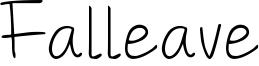 Falleave Font