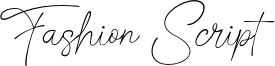 Fashion Script Font