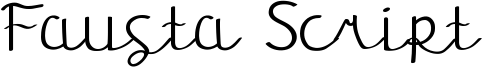 Fausta Script Font