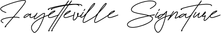 Fayetteville Signature Font