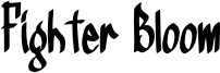 Fighter Bloom Font