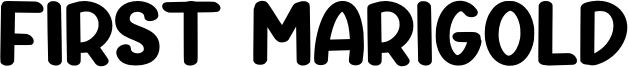First Marigold Font