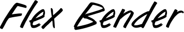 Flex Bender Font