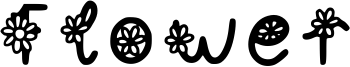 Flower Font