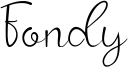 Fondy Font