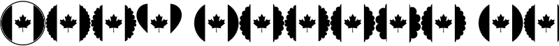 Font Canada Color Font