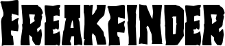 Freakfinder Font