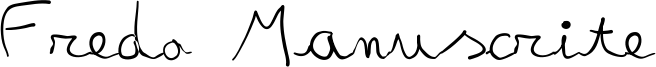 Fredo Manuscrite Font