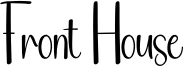 Front House Font