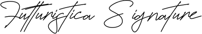 Futturistica Signature Font