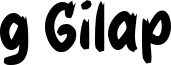 g Gilap Font