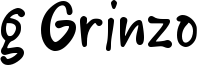 g Grinzo Font