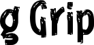 g Grip Font