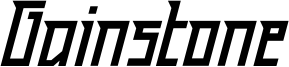 Gainstone Font