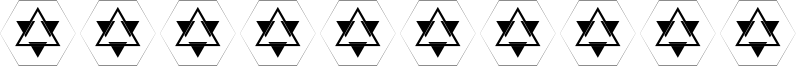Galactica Pyramid Card Game Font
