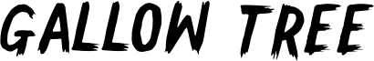 Gallow Tree Font