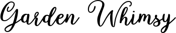 Garden Whimsy Font