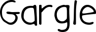 Gargle Font