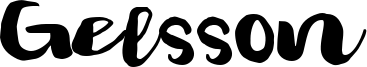 Gelsson Font