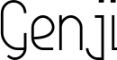 Genji Font