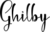 Ghilby Font