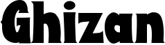 Ghizan Font