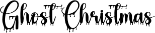 Ghost Christmas Font